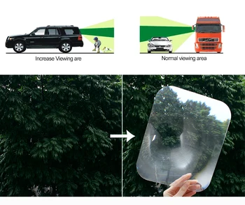 Utile Fresnel Lentila Cu Unghi Larg Transparent Mașină De Cotitură Parcare Inversarea Autocolant