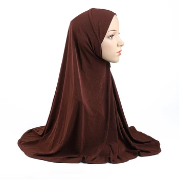 H062 Adulti marime medie 70*70cm simplu roage hijab hijab musulman eșarfă vălului islamic pălărie de asemenea, trage pe headwrap