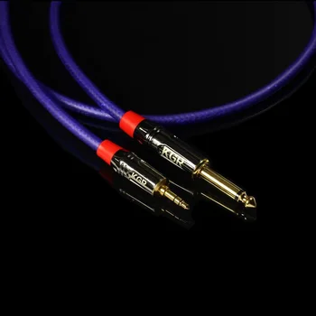 KGR autentic chitara instrument difuzor de conversie de la 3,5 la 6,5 perechi de cabluri pentru mici cablu audio