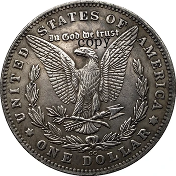 Hobo Nichel 1881-CC statele UNITE ale americii Morgan Dollar COIN COPIA Tip 255