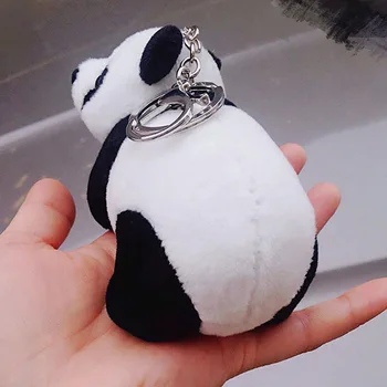 Breloc Pentru Femei De Desene Animate Drăguț Panda Pandantiv Unisex Kawaii Rucsac Auto Ornament Mic Cadou De Moda Mini Papusa De Plus