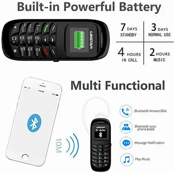 L8Star BM 70 de Mini-Telefon Bluetooth Telefoane Mobile Universal Wireless Căști Telefon Mobil Dialer GTSTAR BM70 Super Mic Telefon GSM