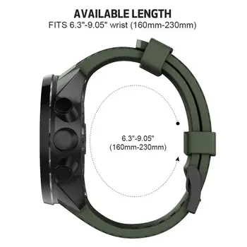 Sport Silicon Watchband pentru Suunto 9 9 Baro Curea de Înaltă Calitate Înlocuire Brățară Ceas Inteligent Brățară Accesorii