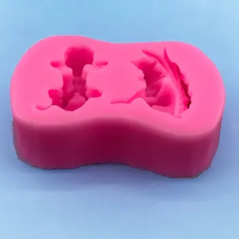 3D tridimensional de dragoste copil înger tort mucegai silicon diy săpun manual mucegai DIY Lut Rășină de Artă mucegai