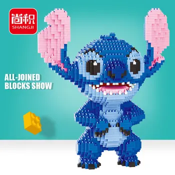2300pcs+ Ochi de Diamant Bloc Mirco Lilo & Stitch Figura Drăguț 3D Model 22cm Pentru Copii Mini Cărămizi Jucării 21823