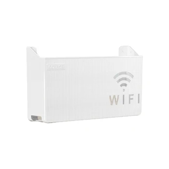 Multi-scop Montat pe Perete Organizator suport de Stocare Wireless Router Wifi TV Control de la Distanță de Stocare de Caz Priza Telefon Mobil Titularul
