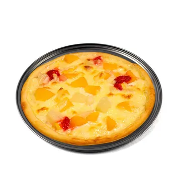 28/32CM se Lipeasca de Oțel Carbon Pizza mai Clare Tăvi Tava de Copt cu Gauri Rotunde de Pizza Pan Tavă Mucegai Bakeware Copt Prea