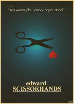 Clasic filmul Edward Scissorhands poster kraft hârtie de imprimare decorațiuni de epocă Poster de perete de arta Pictura de Perete autocolant