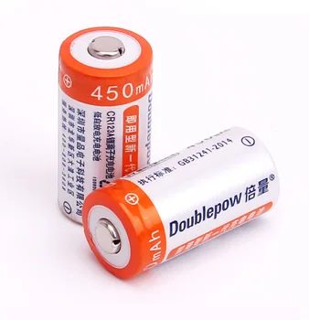 4BUC de Mare capacitate 450mAh 3V CR123A reîncărcabilă baterie LiFePO4 16340 baterie de litiu +1buc CR123a încărcător