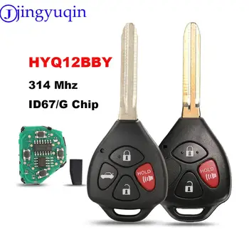 Jingyuqin HyQ12BBY 314.4 Mhz ID67 3/4 Butoane Cheie de la Distanță Masina pentru Toyota Camry Avalon Corolla Matrix RAV4 Yaris Venza tC/xA/xB/xC