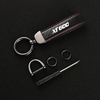 De înaltă Calitate din Fibră de Carbon Motocicleta Keychain Keyring Holder pentru YAMAHA XT600 XT600E XT 600 accesorii