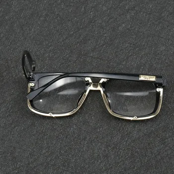 KAPELUS Om personalizate ochelari de soare Metal pătrat ochelari de soare Într-un fel de fotografiere ochelari de soare UV400