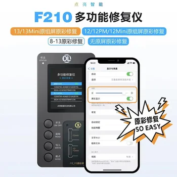 DL F210 Adevărat Ton de Recuperare Programator Pentru iPhone 8 la 13 Exemplar Original Display Original Culoare Recuperare