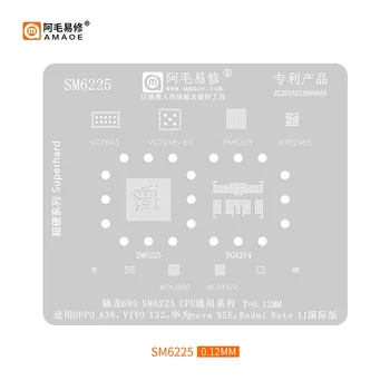 Amaoe BGA Reballing Matrita Pentru Huawei Nova 9SE OPUS A36 VIVO Y32 Redmi Note11 Snapdragon 680 SM6225 CPU Plantare Tin ochiurilor de Plasă