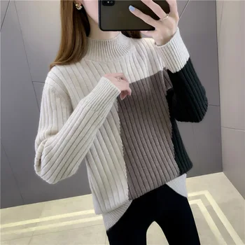 2022 pulover femeii pulover pulover tricotate femei GRAY22