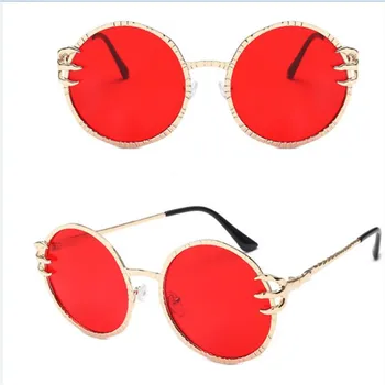 KAPELUS Metal marin bucata ochelari de soare ochi Magic rama de ochelari Femei, ochelari de soare rotund A3373