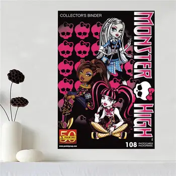 Personalizat canvas Arta poster Monster high Decor Acasă poster pânză tesatura de perete poster de imprimare de Mătase, Tesatura de Imprimare SQ0527-972