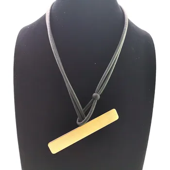 M&YDBZ Nou Stil de Metal de Culoare Aur, Argint Colier Pentru Femei Simple din Cauciuc Negru din Piele Coarda Coliere Minimalist Bijuterii Cadou