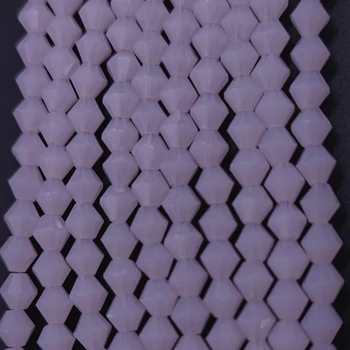 3 4 6mm Roz Jades Bicone Margele Fatetate Liber Margele Spacer pentru a Face Bijuterii DIY Brățară Colier Accesorii