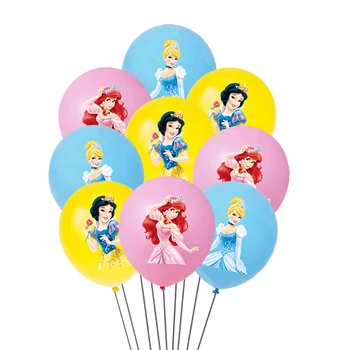 18pcs Disney Princess Party Baloane Provizii de 12 țoli Alba ca Zapada Baloane din Latex Baby shower Pentru Fete Petrecere Decoratiuni