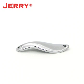 Jerry 50pcs 0,5 g 0,8 g 1.3 g 2,5 g ultralight micro păstrăv linguri nevopsite gol de pescuit, momeli de pescuit spinner baubles glitters