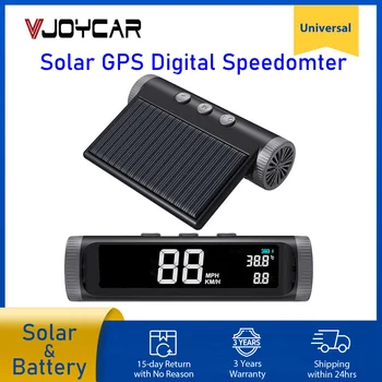2022 Actualizat Solar-alimentat GPS HUD S200 Wireless Vitezometru Digital KMH MPH Ceas Electronic de 15 Zile de Așteptare Accesorii Auto