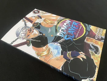 1 Carte Anime Japonez Demon Slayer Kimetsu Nu Vol 9 Tineri Manga Carte Engleza Carte De Benzi Desenate Set