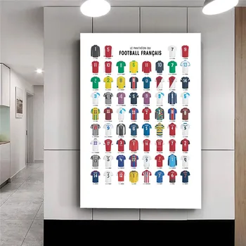 Celebrul Sport Pânză Ghid Poster De Perete Panza Pictura Jersey Superstar De Fotbal Printuri De Artă Camera De Zi Dormitor Decor Acasă