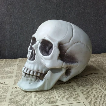 Halloween Artificială Cap De Craniu Model Craniu Oase De Groază Înfricoșător Schelet Ornament
