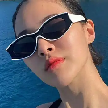 2021 nou Dreptunghi ochelari de Soare Exagerat hip hop Femei Vintage de Designer de Brand Pătrat Ochelari de Soare Nuante de sex Feminin de sex masculin UV400