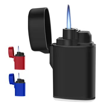 Pistol bricheta flacără albastră vânt poate fi repetat umflate butan gaz flacără deschisă mini trabuc mai ușoare