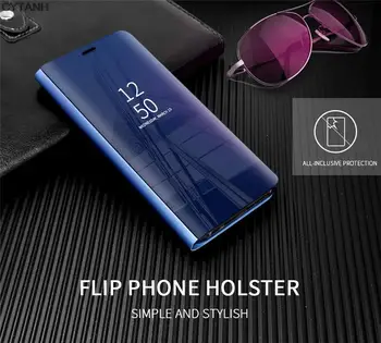 Smart Mirror Caz Flip Pentru Huawei P30 P30Pro P30Lite P40Pro P20Pro P20Lite Mate20Pro Mate20Lite P40Lite Honor10Lite Capacul Telefonului