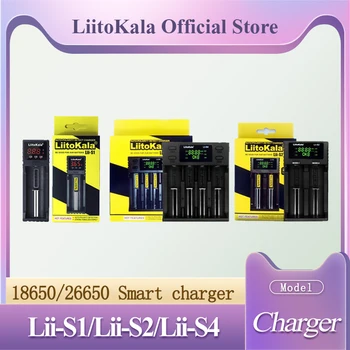 LiitoKala Lii-100 lii-202 lii-402 lii-S1 Lii-S2 lii-S4 De 1.2 V, 3.7 V, 3.2 V 3.85 V 18650 18350 26650 NiMH baterie de litiu, încărcător inteligent