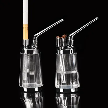Noul Mini narghilea Narghilea Tutun de Fumat Conducte de Apă, o Cutie-Cadou de Sănătate Tub Metalic Filtru Portabil Sticla Tub Holder