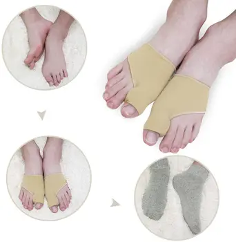 Inflamație la picior Corector pentru Femei și Bărbați-Inflamație la picior Tampoane de Relief Ortopedice Ciorap Perna Maneca Atelă Gel Protector Bretele de Sprijin w/Non-Alunecare