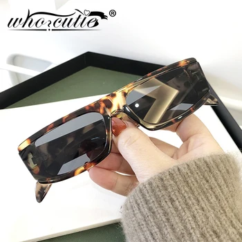 CINE CUTIE Vintage Dreptunghi ochelari de Soare Nuante Femei de Brand Designer de Bărbați Dreptunghiular Îngust Cadru 90 la Modă 2021 Ochelari de Soare S448