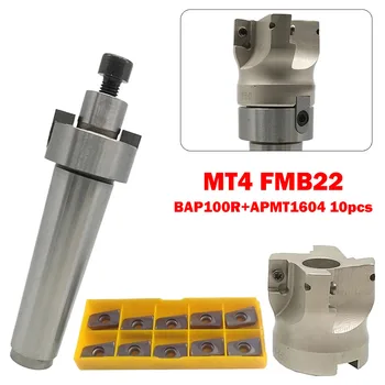MT4 FMB22 Coadă 400R 50mm Fata CNC de Frezat Cutter 4T APMT1604 Carbură Inserturi Set Metal Strung de Remorcare Accesorii pentru Mașini de