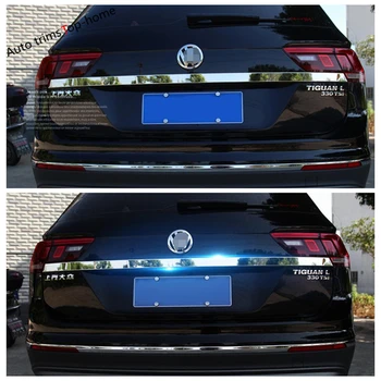 Portbagajul Din Spate Hayon Usa Benzi Decor Capac Ornamental Pentru Volkswagen Tiguan 2016 - 2020 Auto Accesorii Din Oțel Inoxidabil Exterior