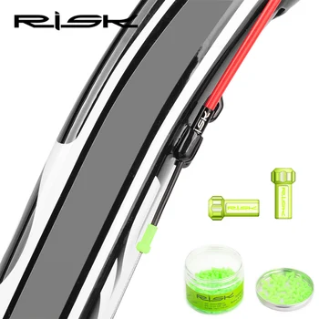 RISCUL MTB Biciclete Rutier Tub de Sârmă Capac de Protecție Shift/Cablului de Frână de Conductă Interioară Linie Cateter husa Silicon Manșon de Protecție