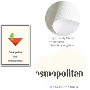 Aperol Spritz Poster Moderne Panza Pictura Colada Cocktail De Arta De Imprimare De Moda Poza Perete Pentru Camera De Zi Decor Acasă