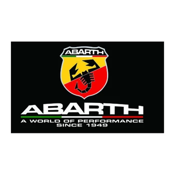 90*150cm Fiat Abarth mașină de pavilion