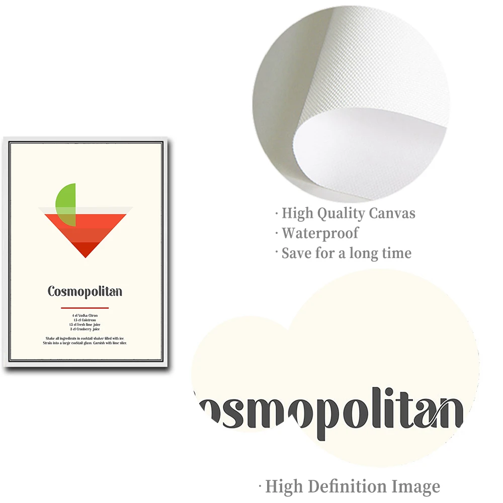 Aperol Spritz Poster Moderne Panza Pictura Colada Cocktail De Arta De Imprimare De Moda Poza Perete Pentru Camera De Zi Decor Acasă