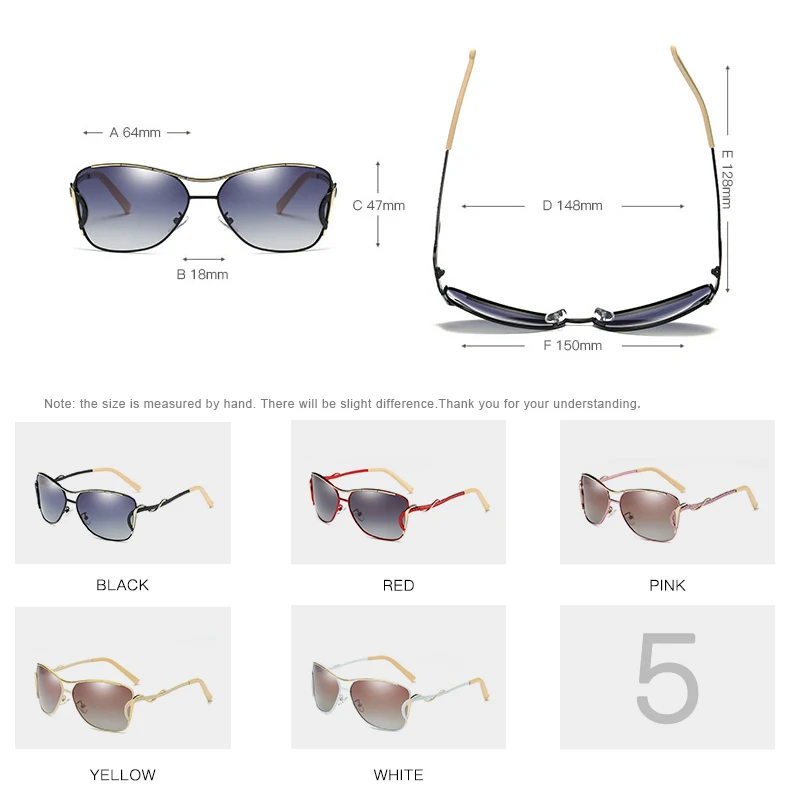 YSYX Femei ochelari de Soare Polarizat Cadru Mare Oglindă de Soare Moda Ochelari de Soare de Protecție Femei Nou Fluture Feminin de Ochelari de E-914